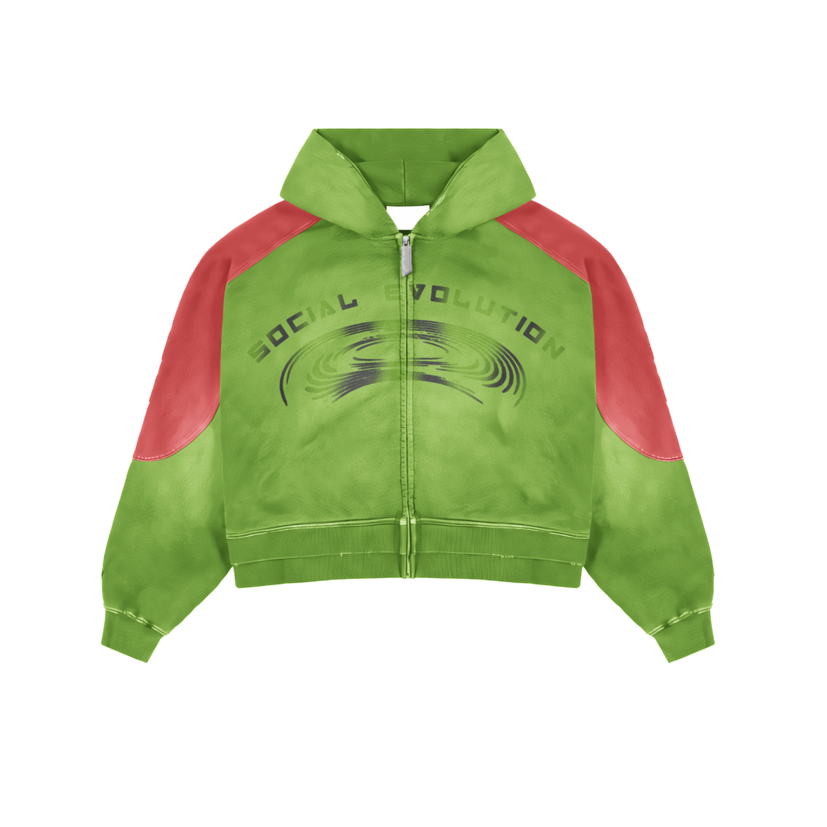 Règle du Changement Colorblock Zip Hoodie